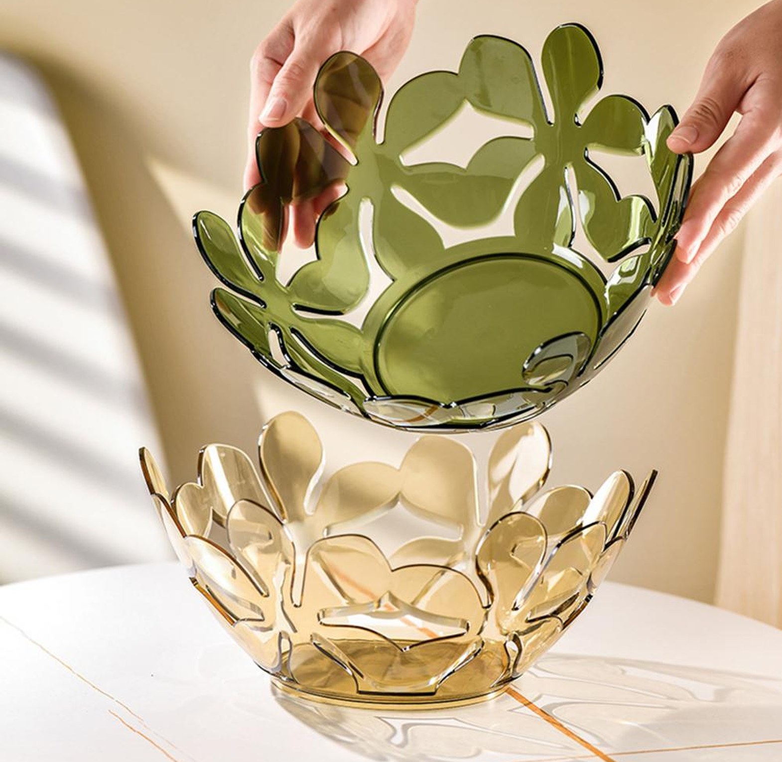 Household Fruit Plate Stylish Design  image