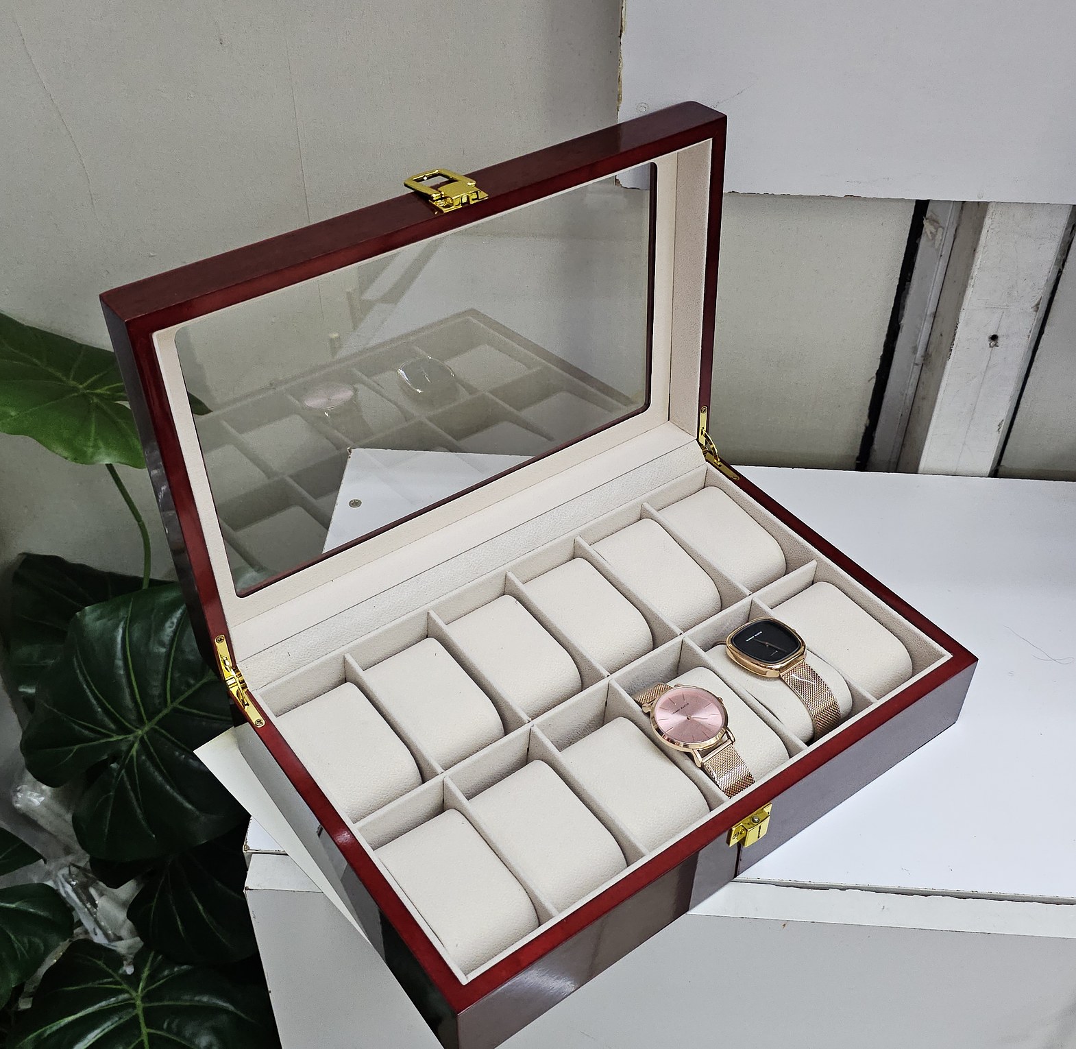 Wooden watch organizer  image