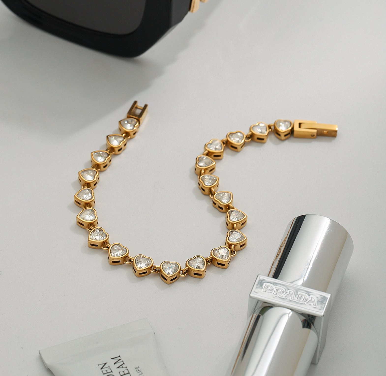 Crystal Heart Bracelet image