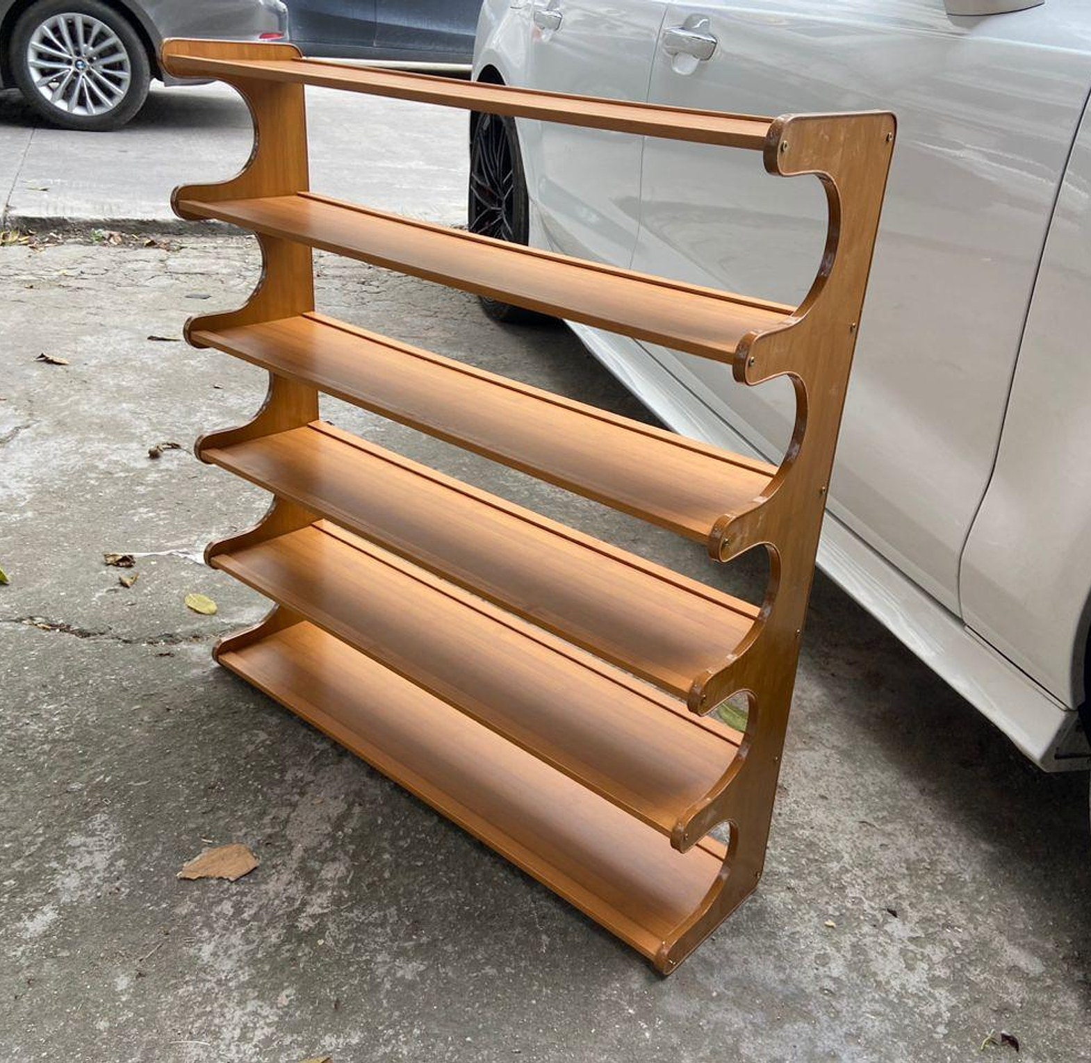 6-Layer Bamboo Shoe Rack image