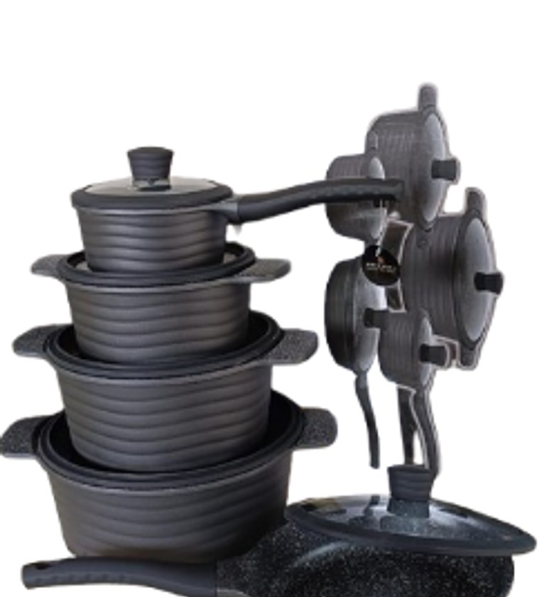 Edenberg 10-Piece Non-Stick Cookware Set, model EB-9185.  image