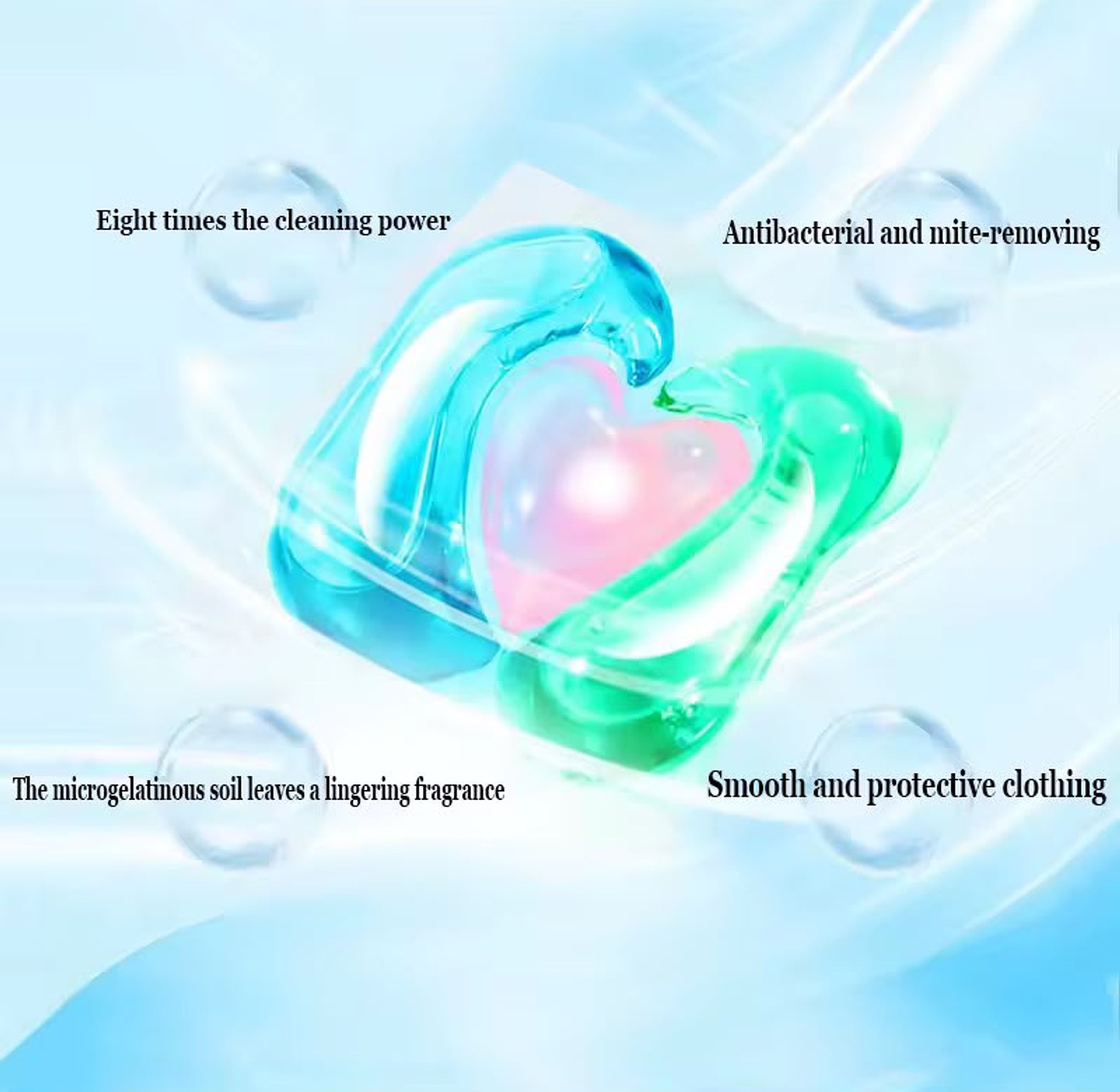 5-in-1 Laundry Pods with Laundry Beads image