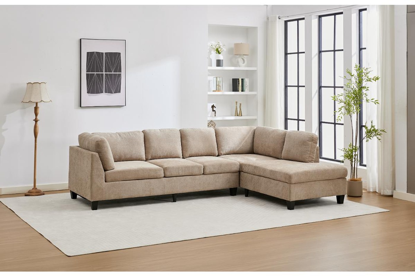 SARA Fabric Corner Sofa image 1