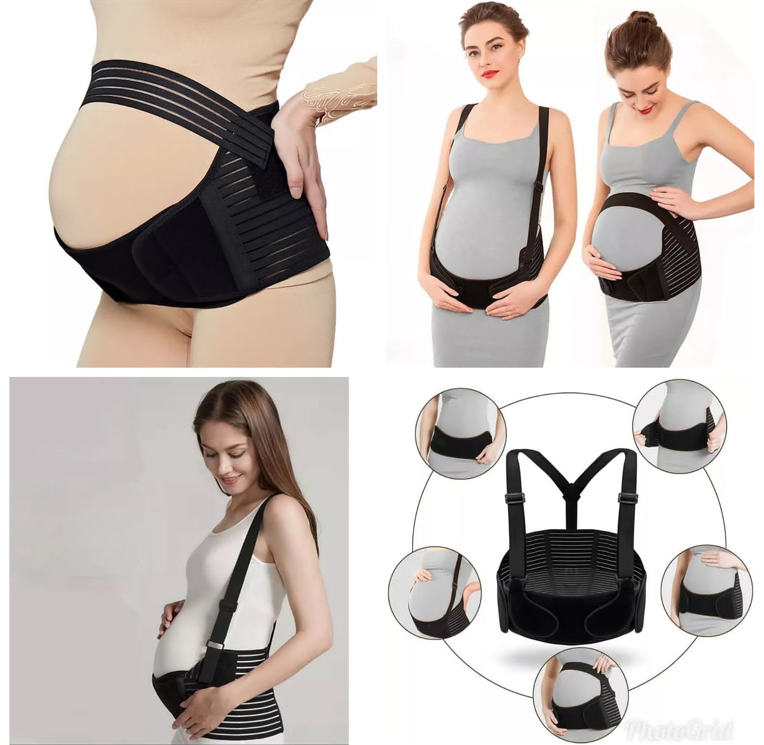 Pregnancy support belt /backbone fixer, Maternity Support Belt, Pregnancy Back and Abdominal Support, Postpartum Belly Band. image