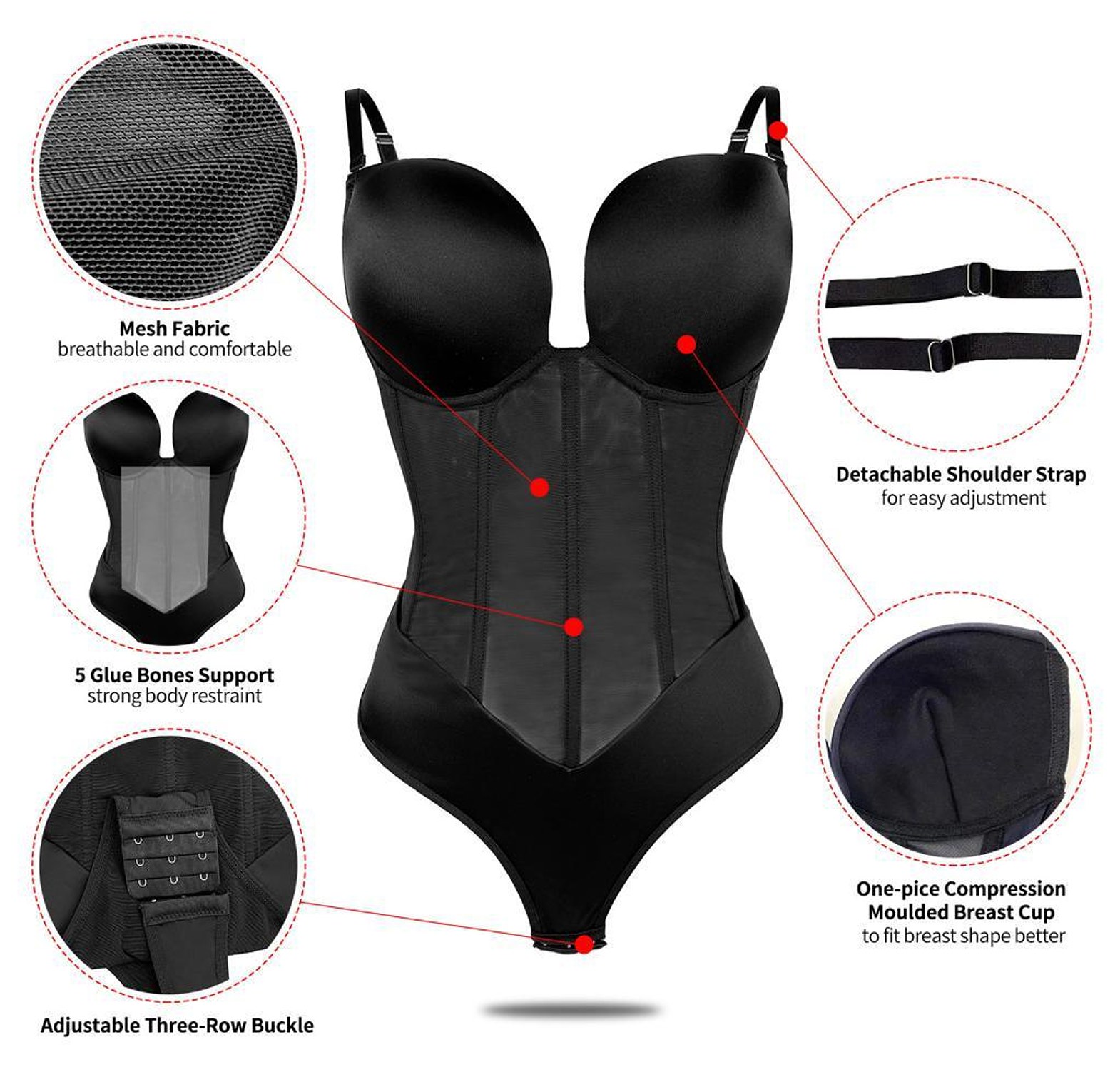 A35 Bodysuit Shapewear Lingerie image