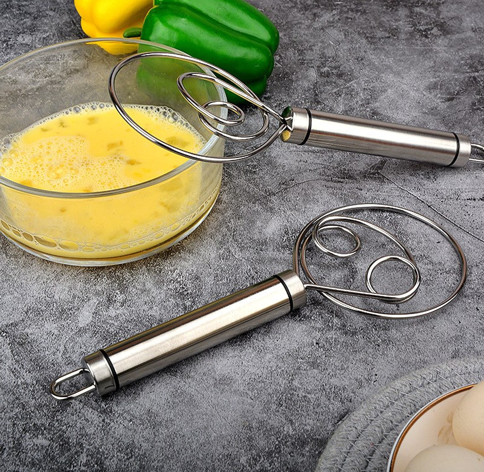 Stainless Steel Dough Whisk Egg Mixer image