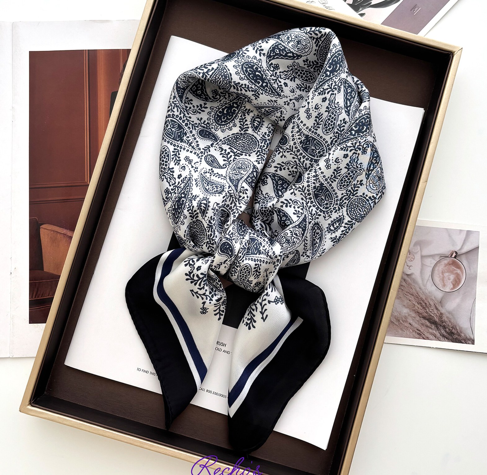 Printed neck scarves  image
