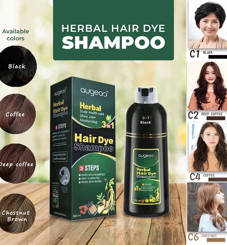 Herbal hair dye shampoo  image