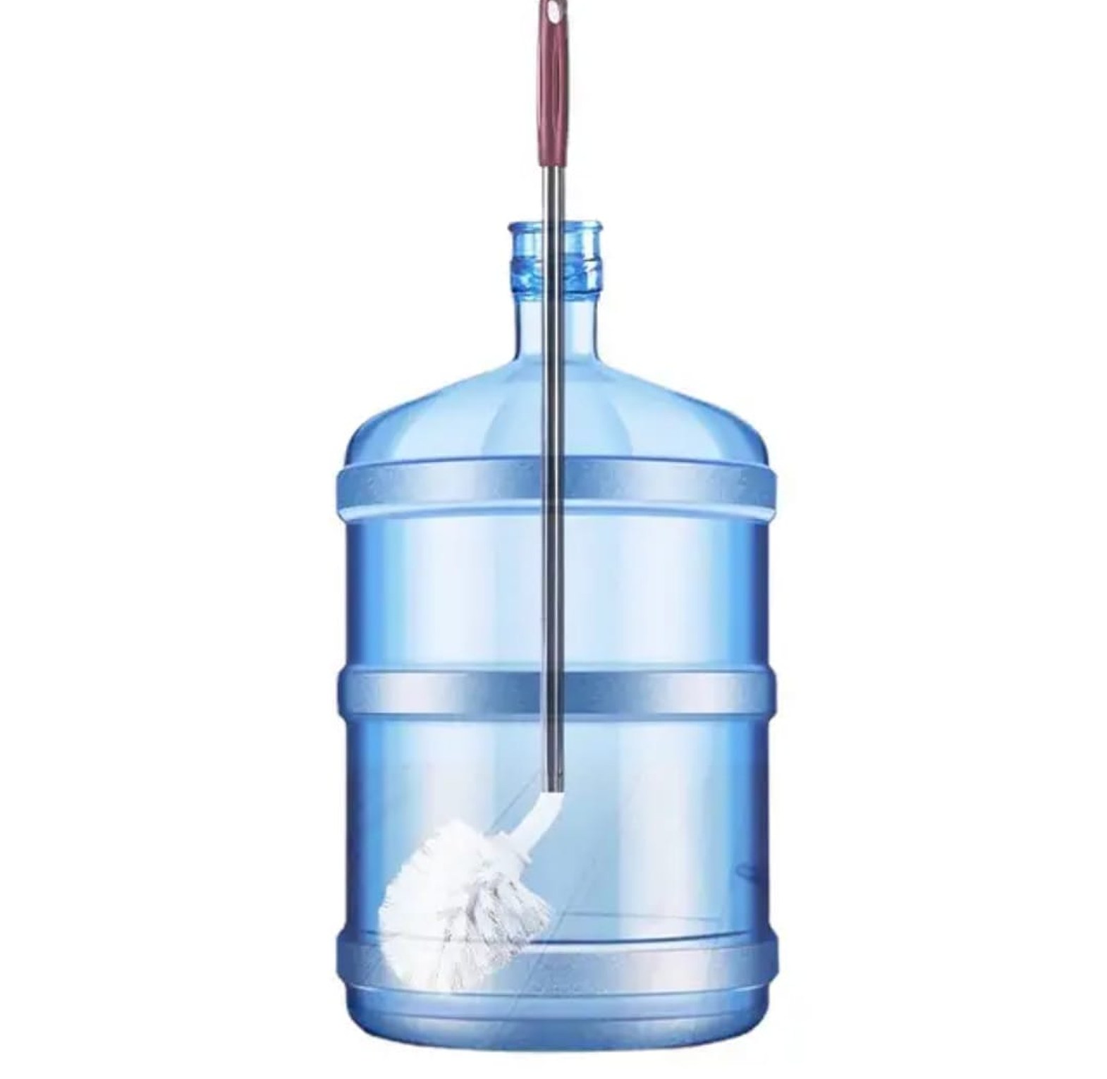 L Shaped Water Bottle or Barrel Cleaning Brush image