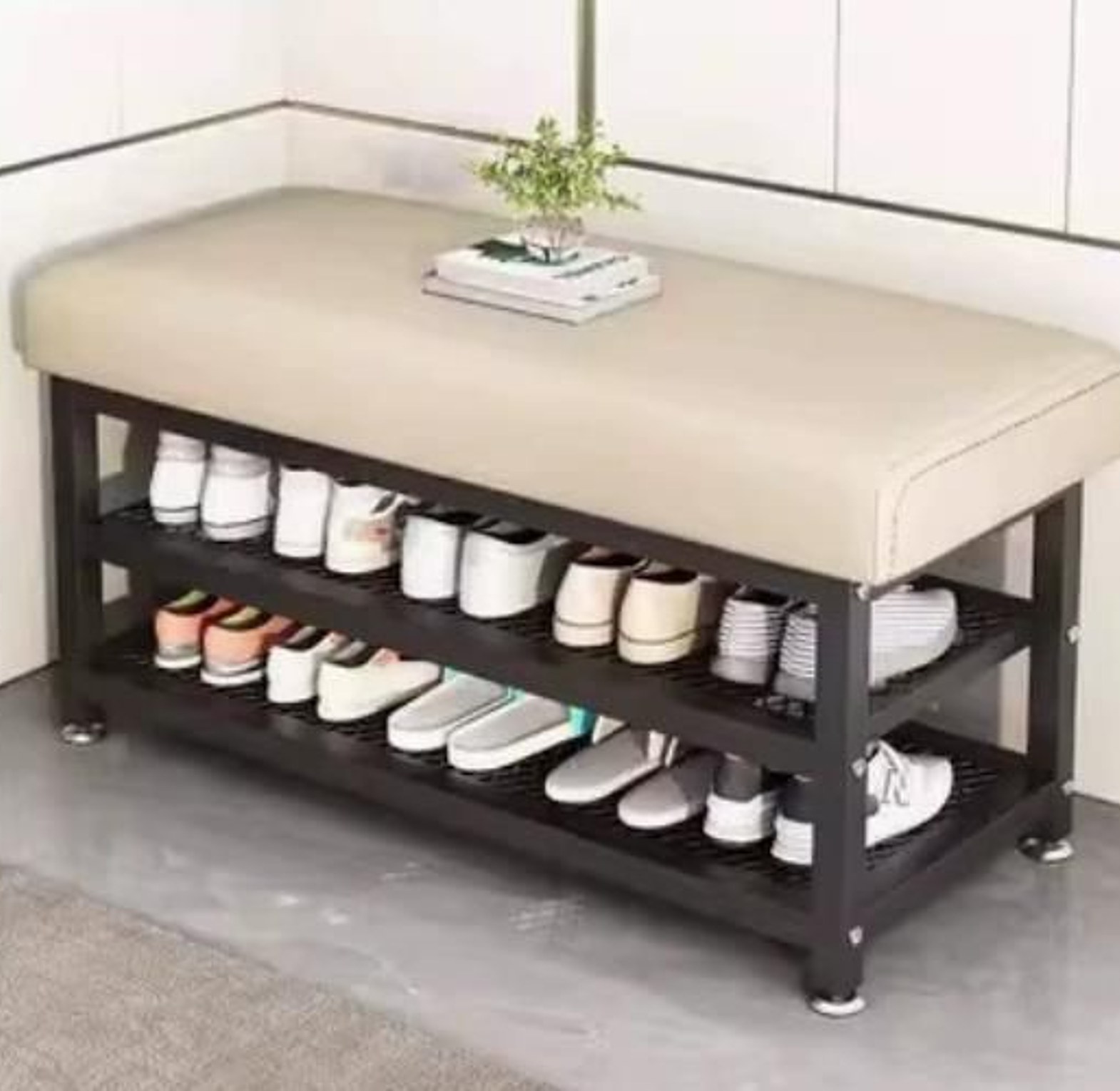 Entry way shoe rack image