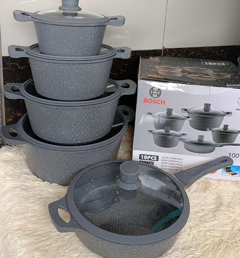 Bosch 11-Piece Granite Cookware Set image