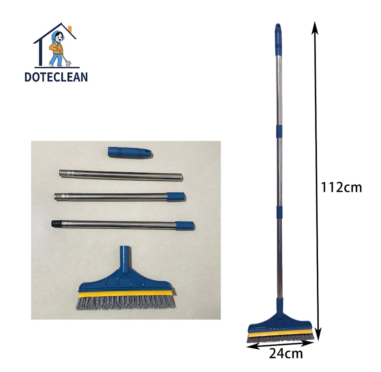 2 in 1 v-Shape Magic Broom and Squeegee image