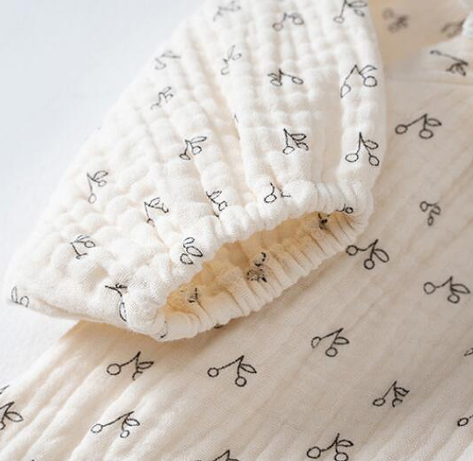 Serene Blossom Muslin Romper image