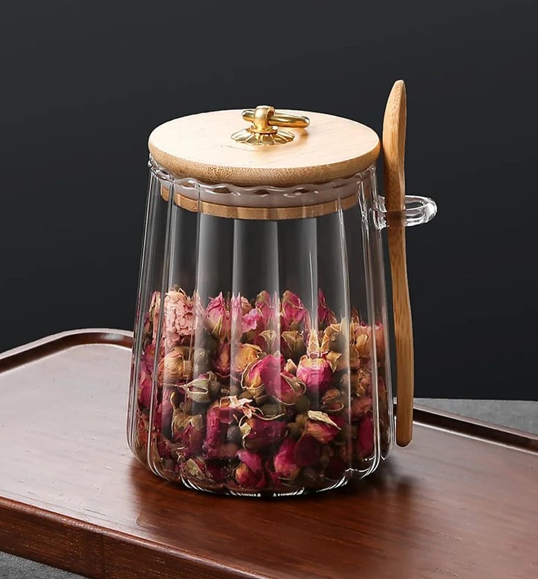 700ml Airtight Borosilicate Glass Storage Jar image