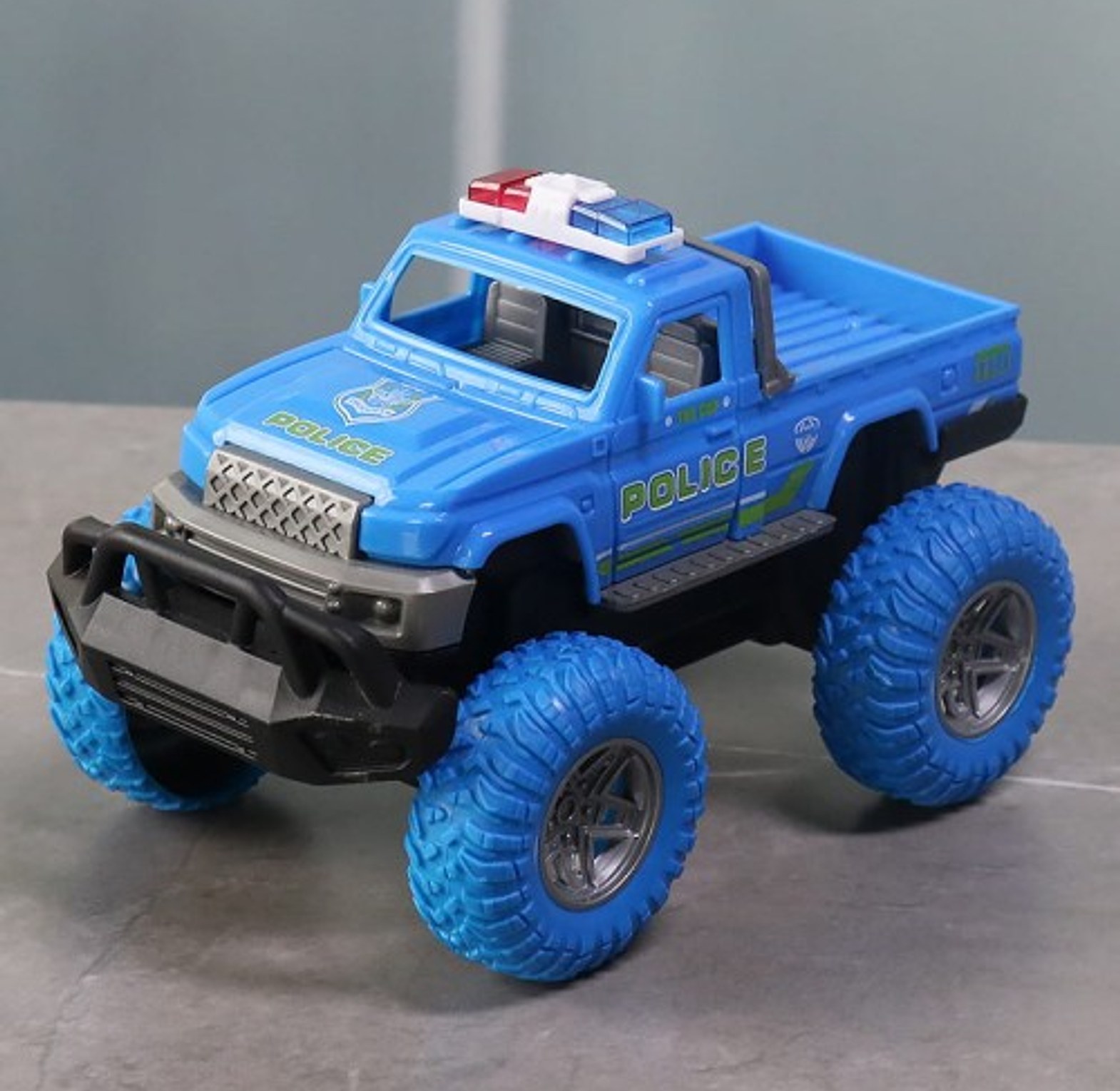 Monster Truck Police Car - Friction Powered Toy Vehicle image