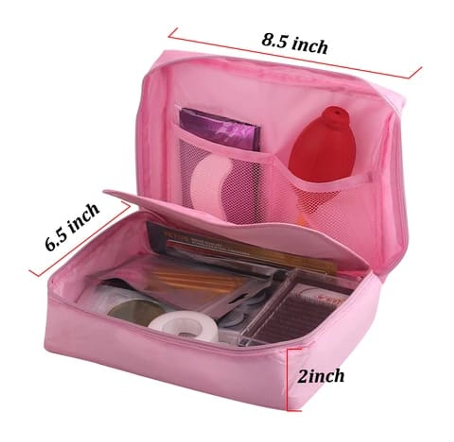 Portable Travel Toiletry Bag | Cosmetic Makeup Organizer image