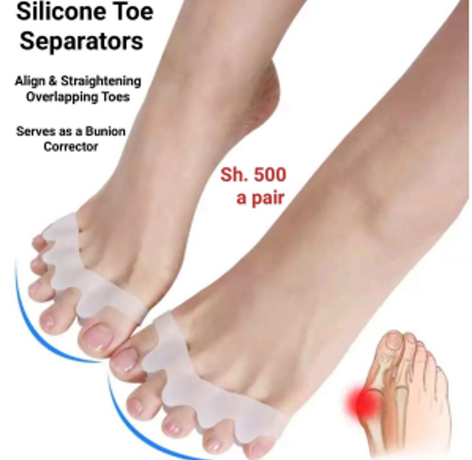 Silicone Toe Separators image