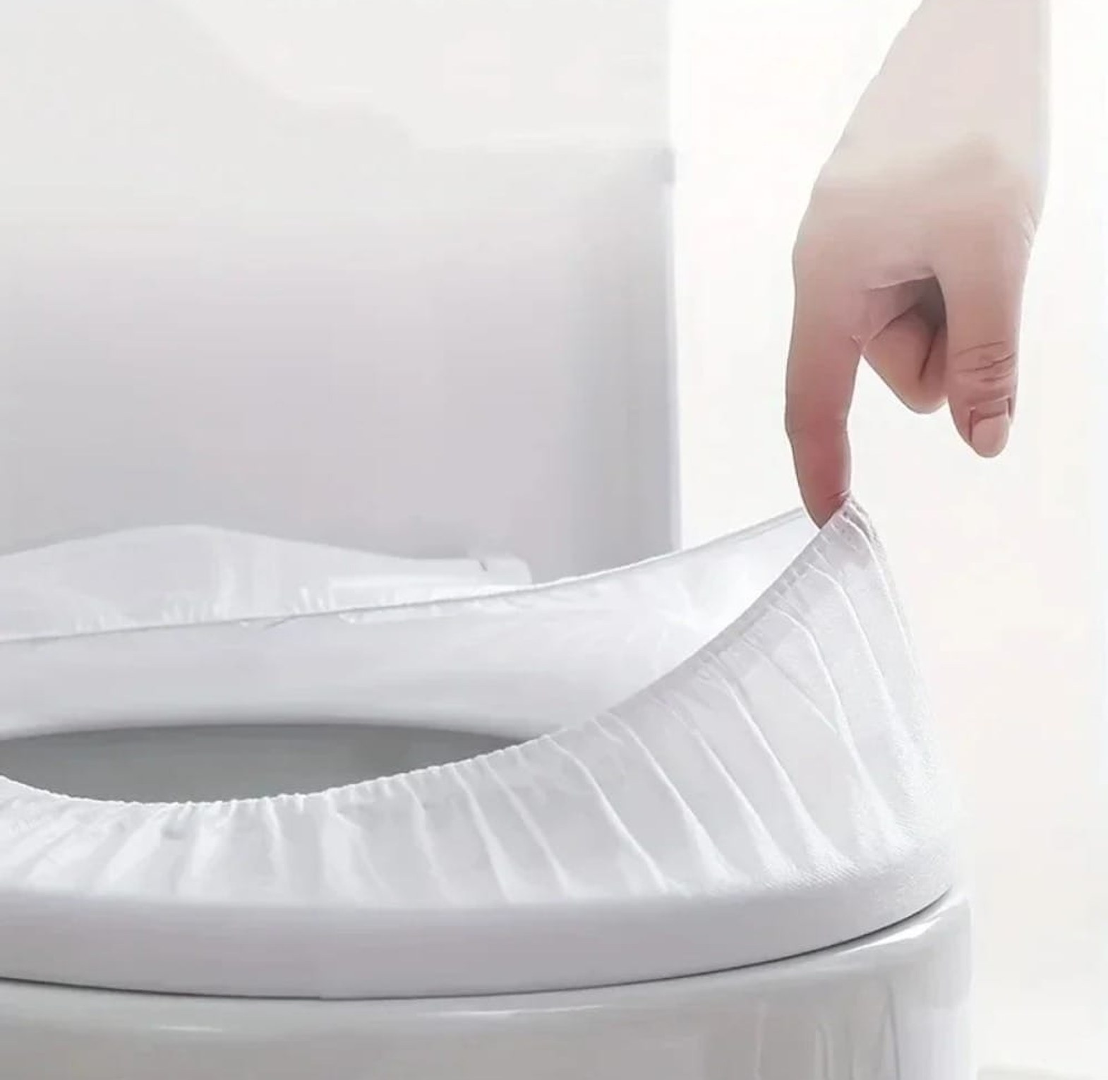 10pc Disposable Toilet Seat Cover Set image