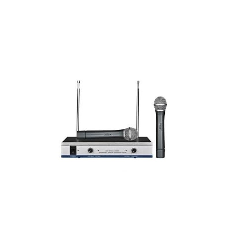 Max PROFFESIONAL UHF /VHF DUAL WIRELESS MICROPHONE image
