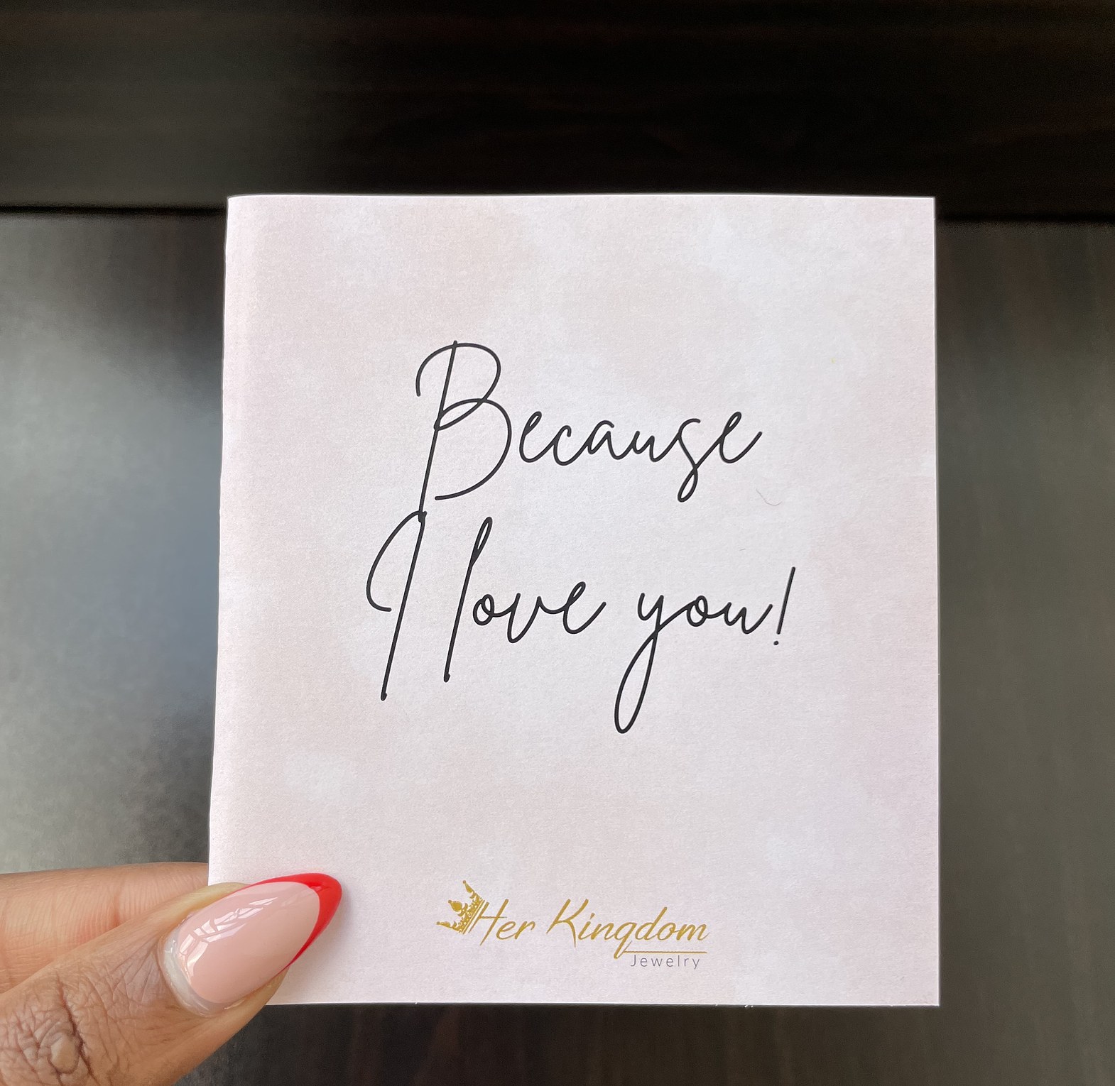 Because I Love You Card image