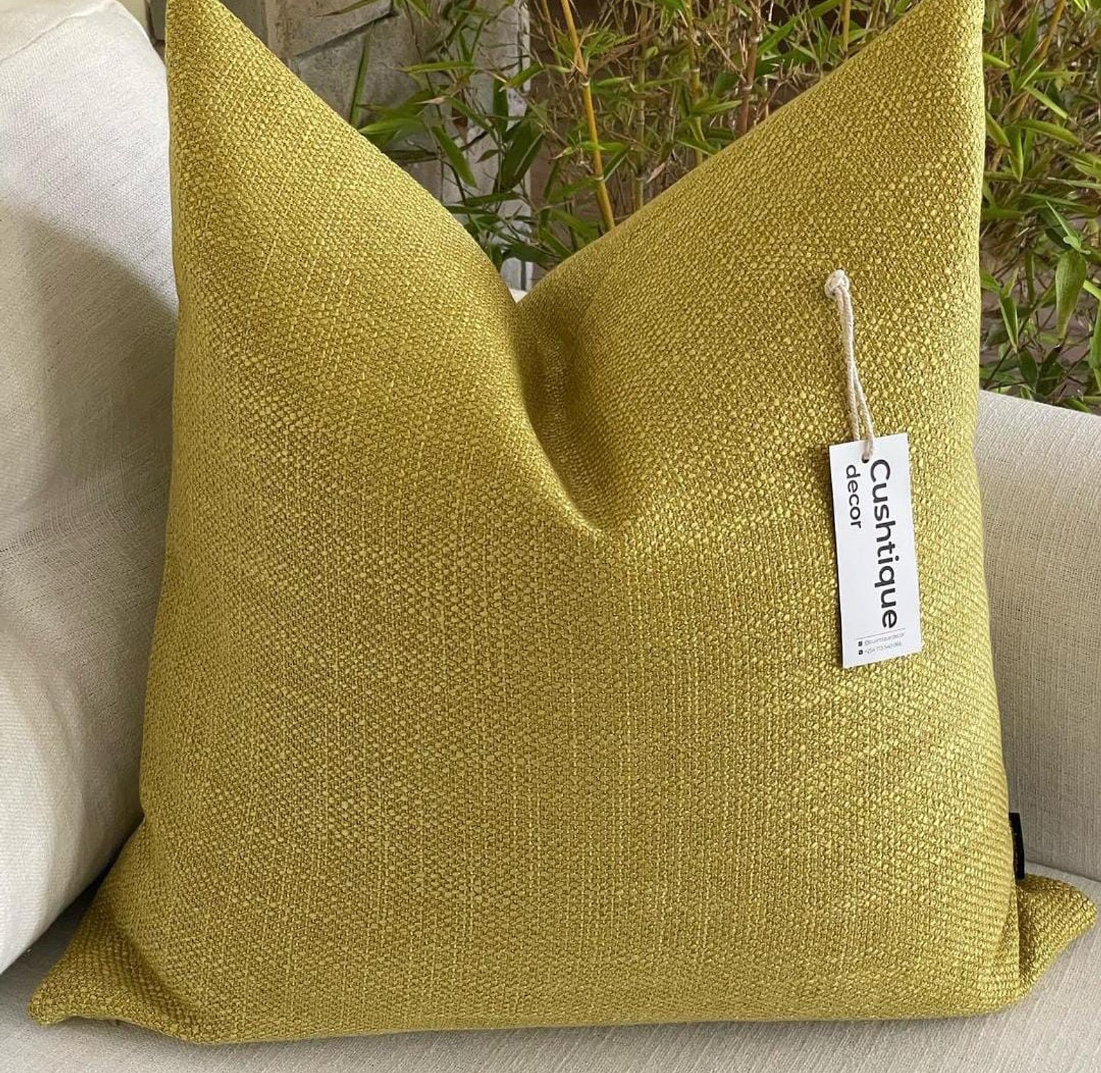 SOFT LEMON CUSHION image