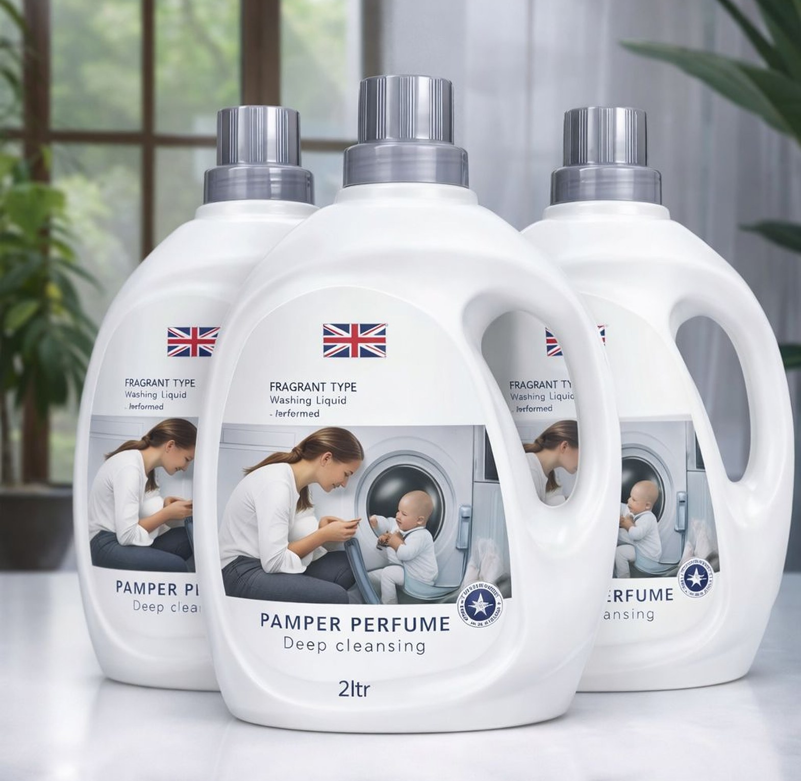 2L Premium Machine Washing Liquid – Deep Clean & Fabric Care Formula image