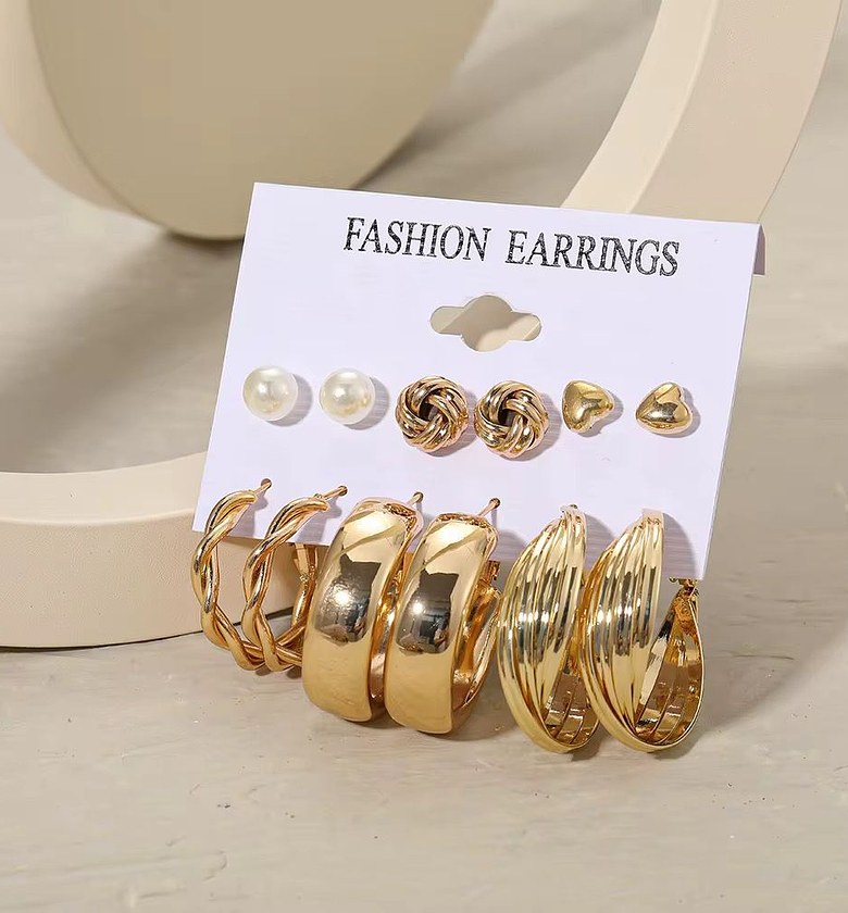 The Ultimate Gold-Tone Hoop & Stud Collection image