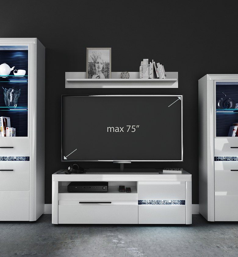 WALL UNIT INCLUDED 1 TV S image