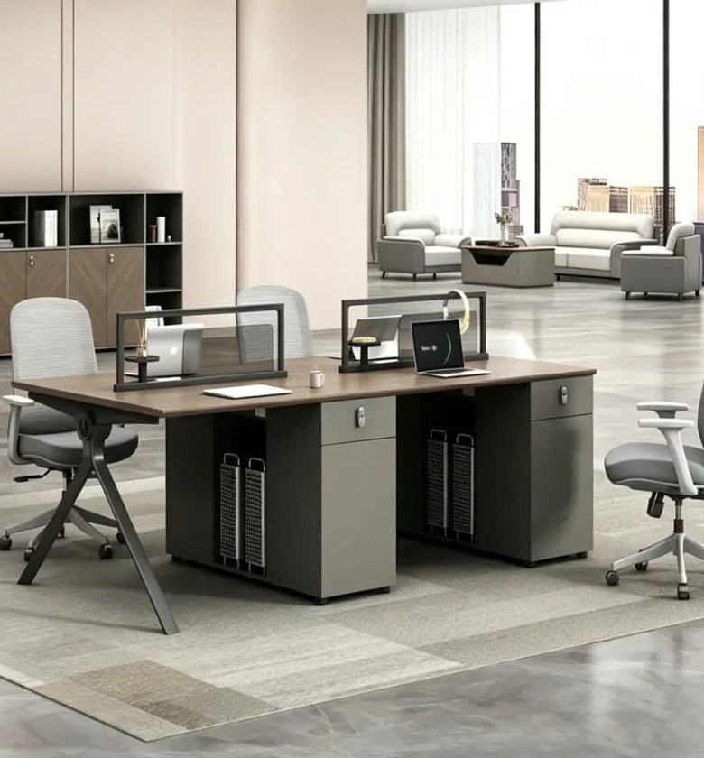 4-Way Modern Office Workstation image