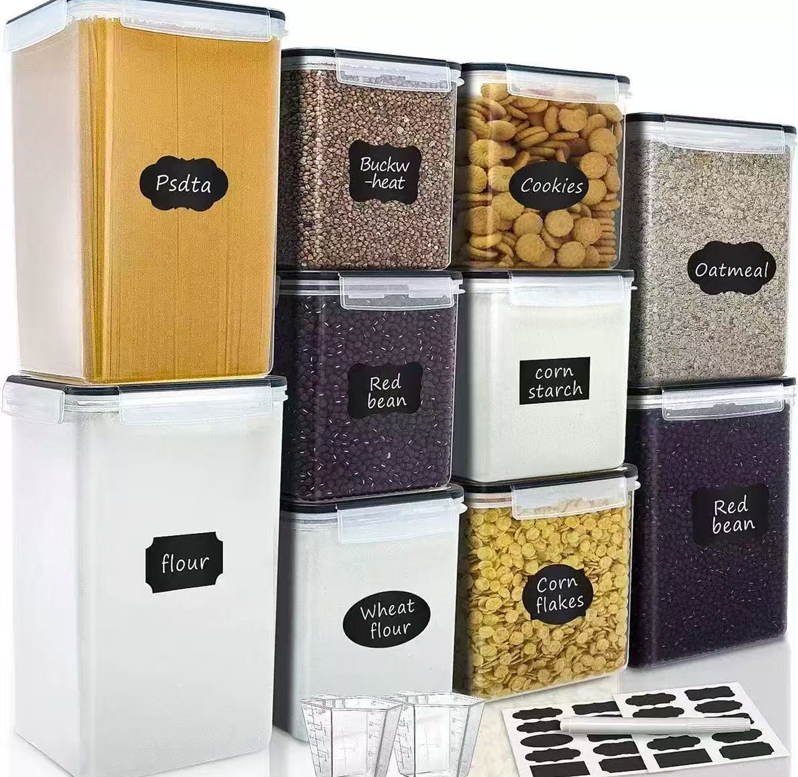 10-Piece Food & Cereal Storage Container Set image