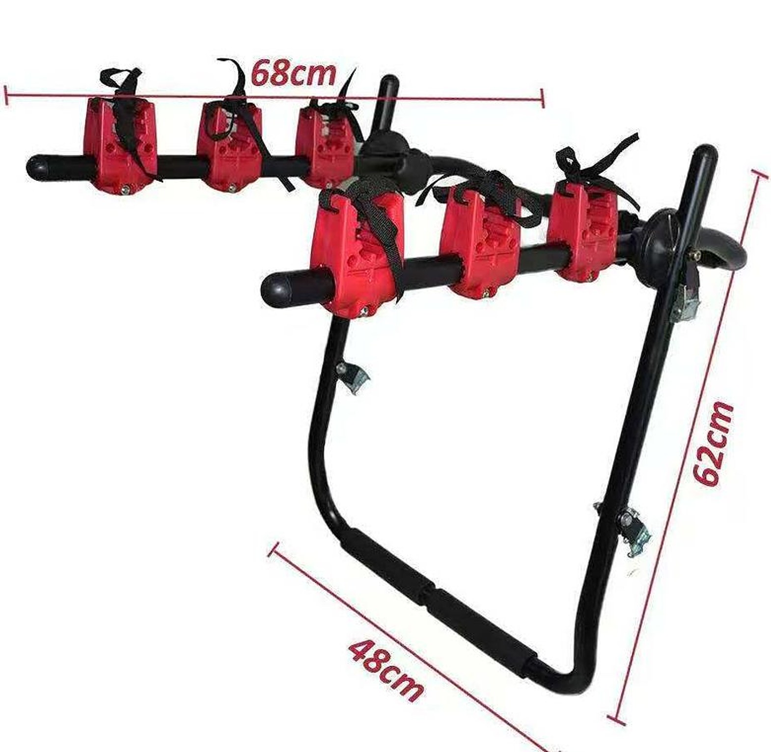 3-Bike Trunk Mount Rack for cars image