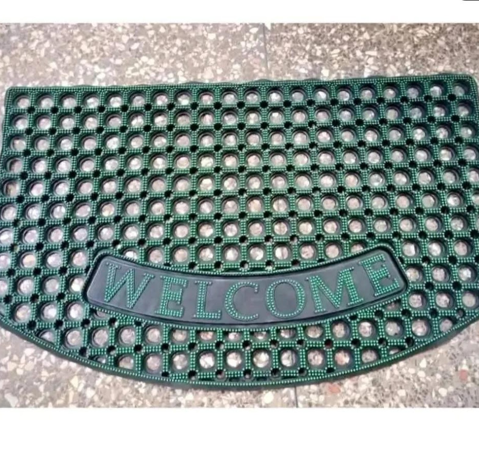Rubber welcome door mat image