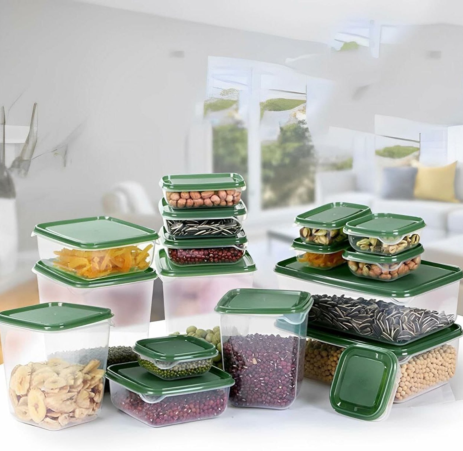 17-Piece Food Storage Boxes with Lids image
