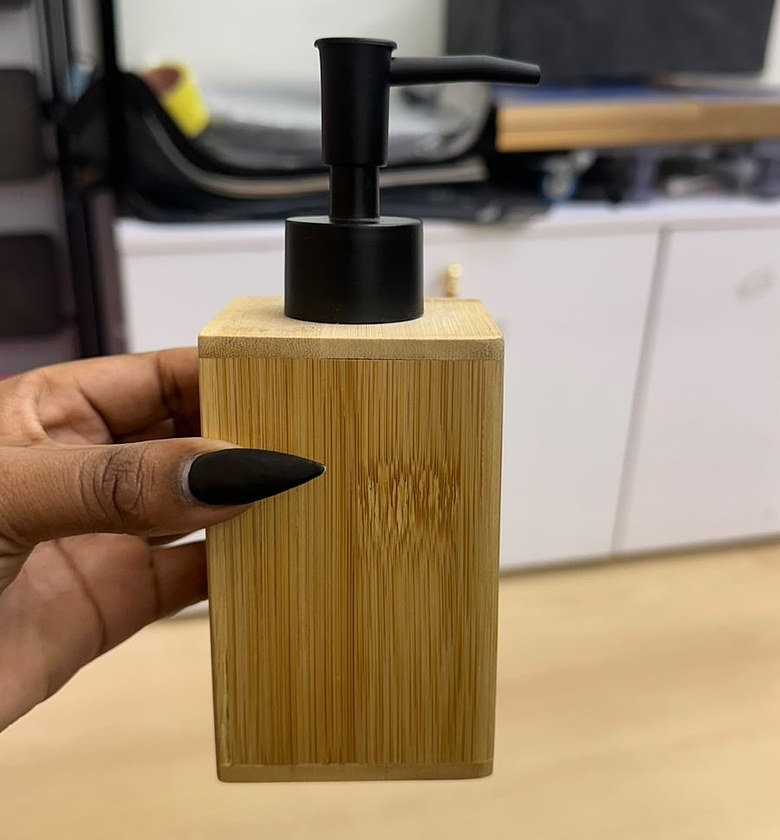 Bamboo Soap Dispenser  image