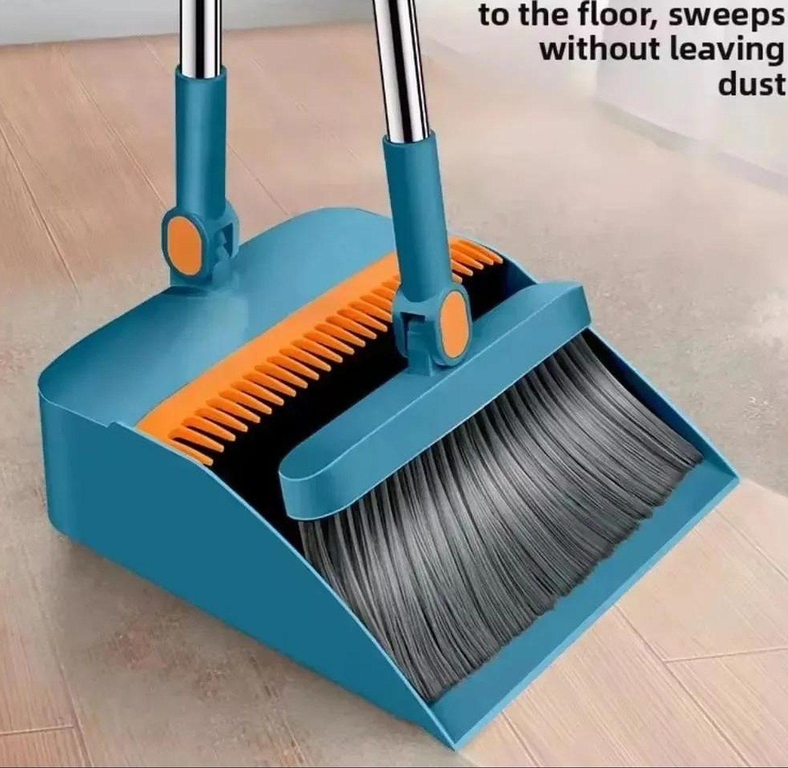2-in-1 Broom & Dustpan Combo Set image