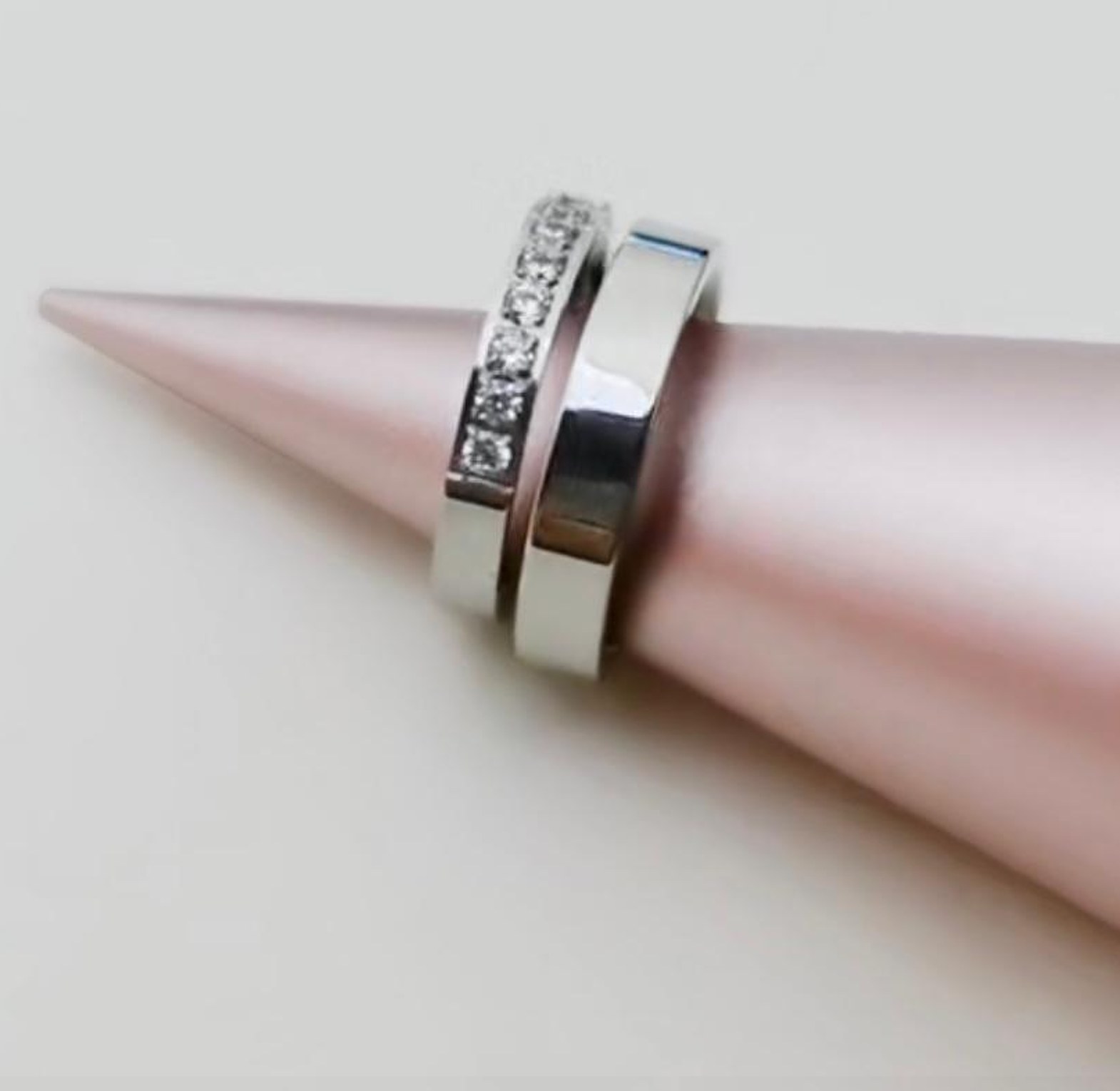 The Architectural Pave Band Set image