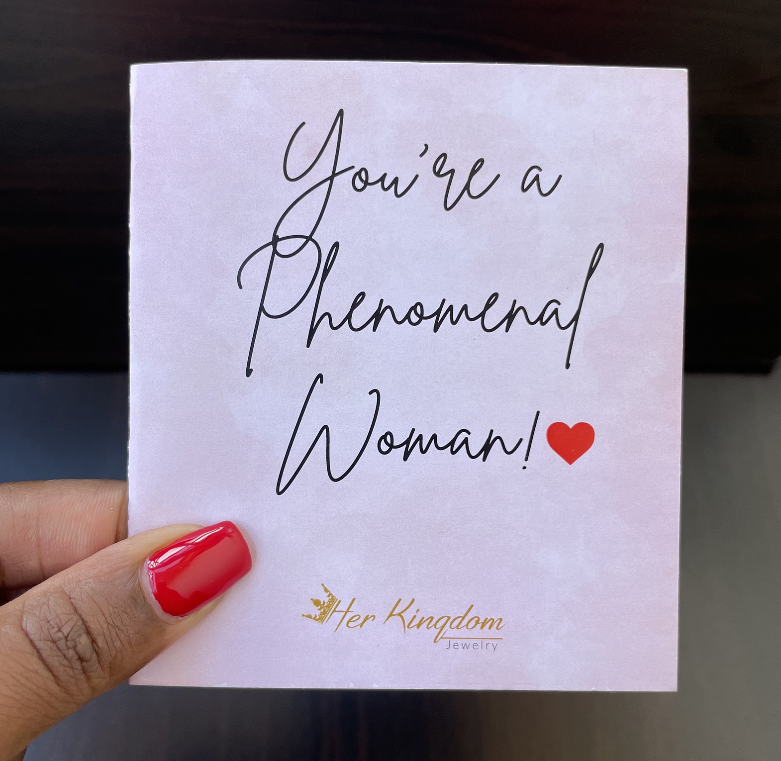 Phenomenal Woman Card image