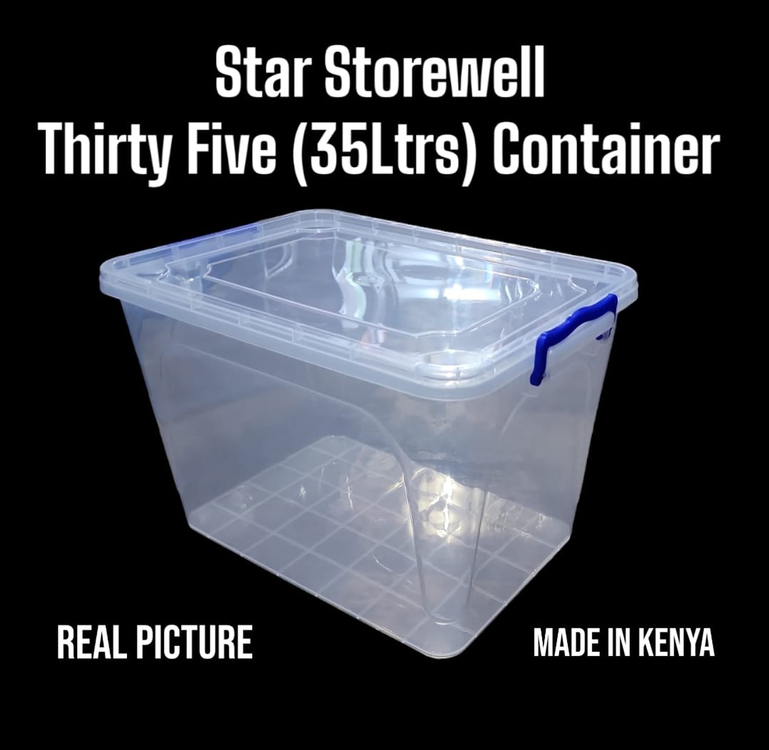 Star Storewell 35 Litres Storage Container Box Made in Kenya image