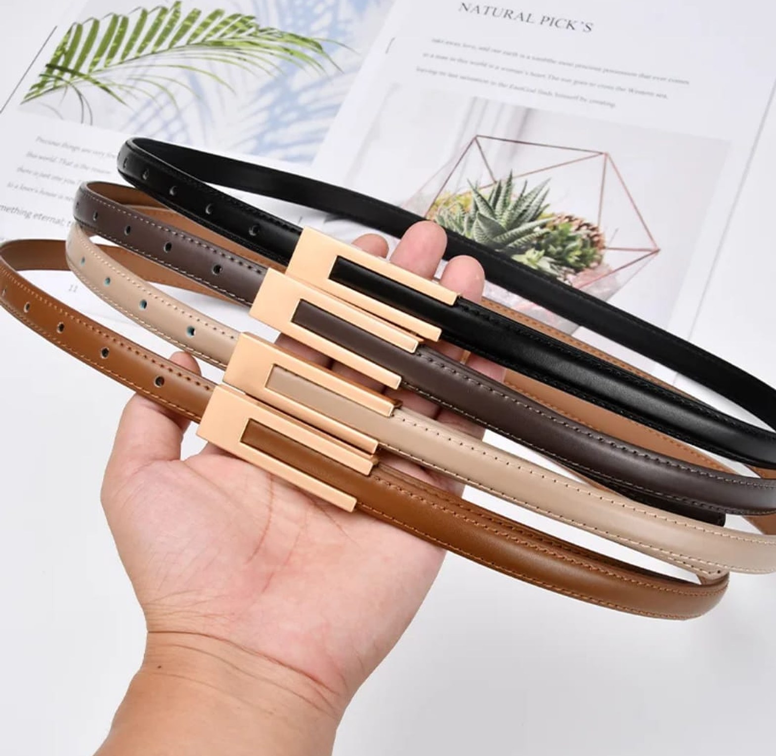 Slim belts image