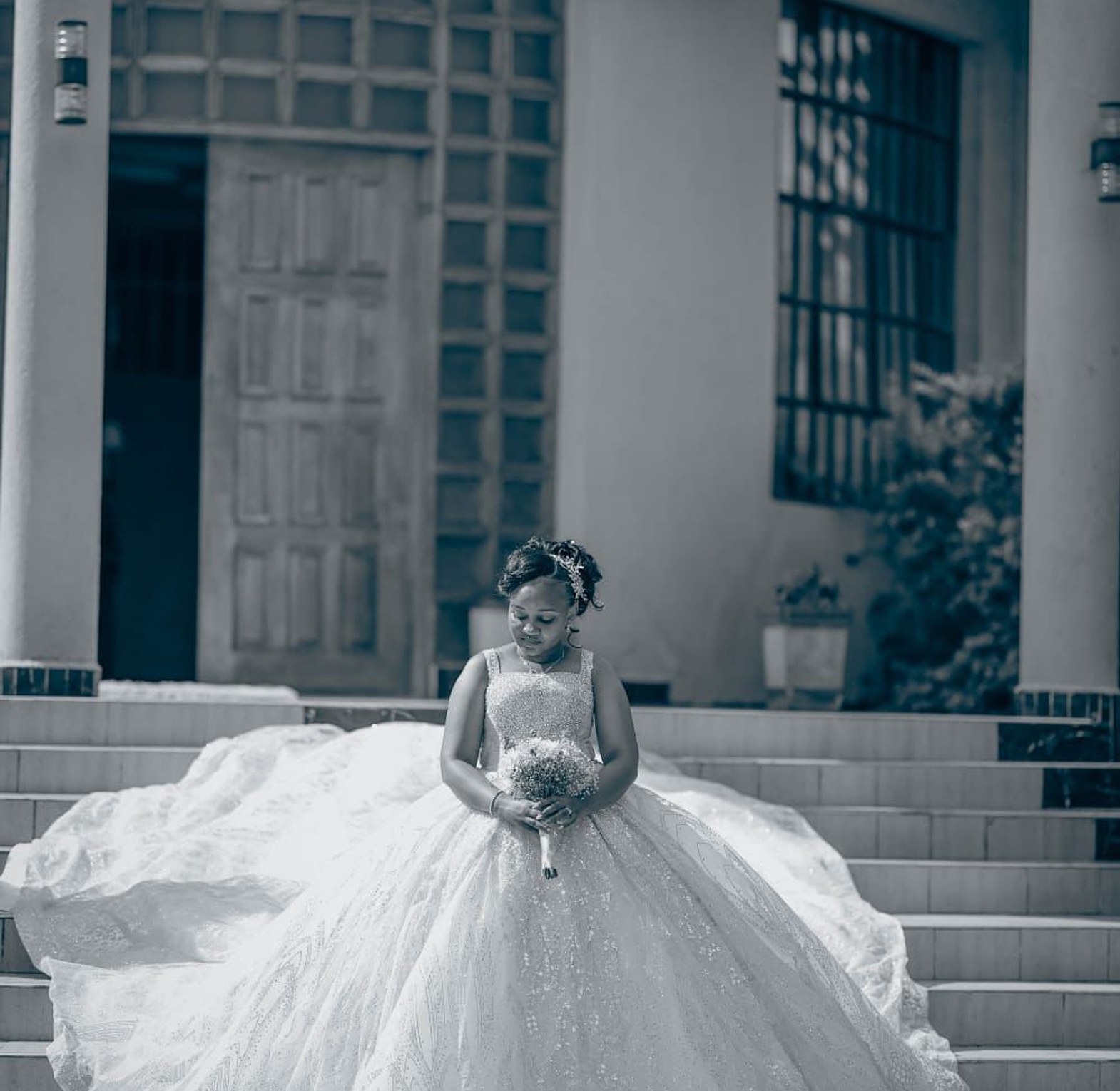 Starlight Grandeur Wedding Gown - FOR HIRE image