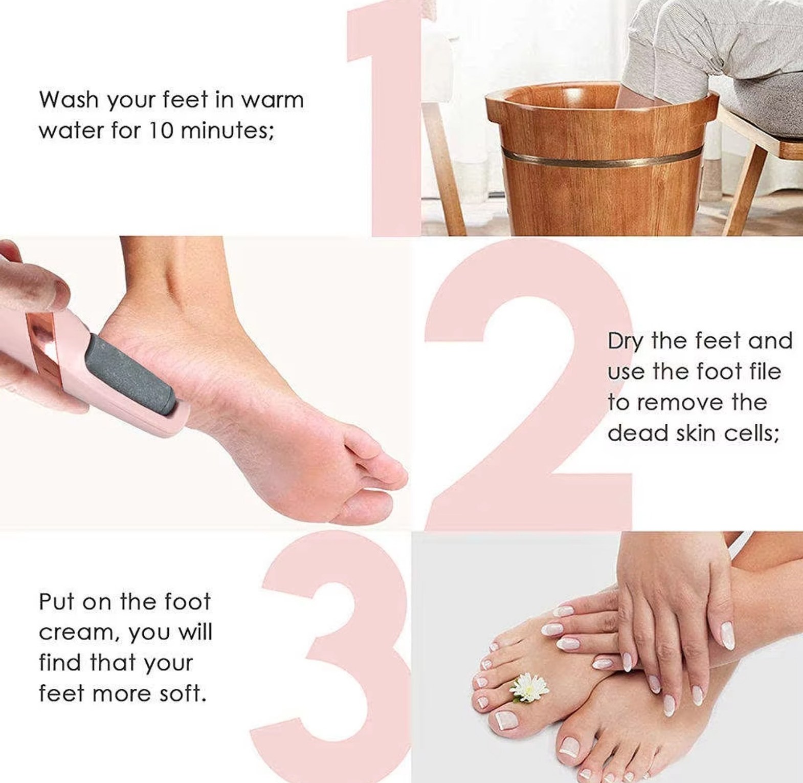 Electric Foot Callous Remover, Dead Skin Grinder image