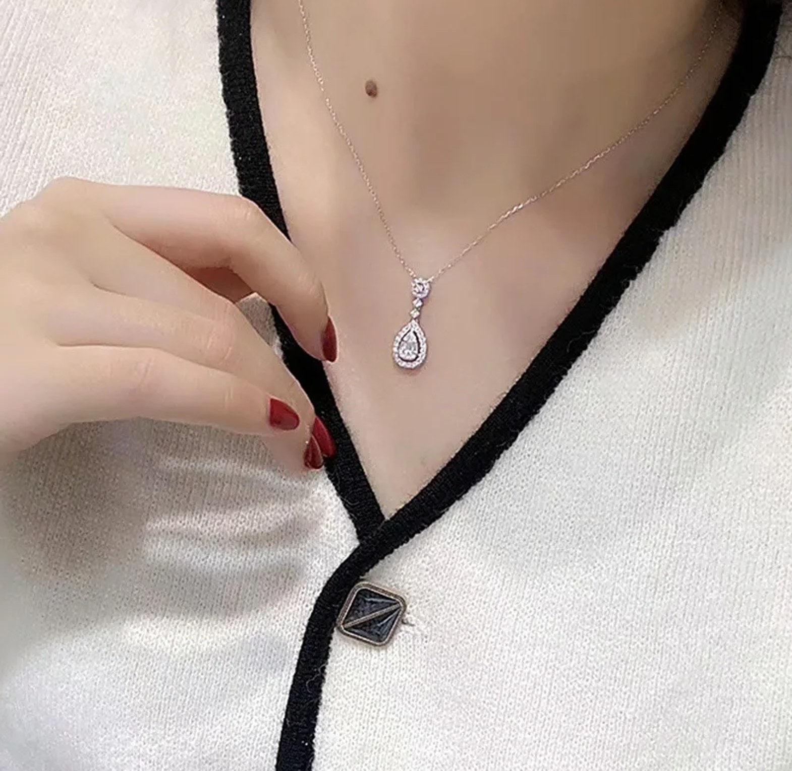 Cubic Zirconia Pendant necklace image