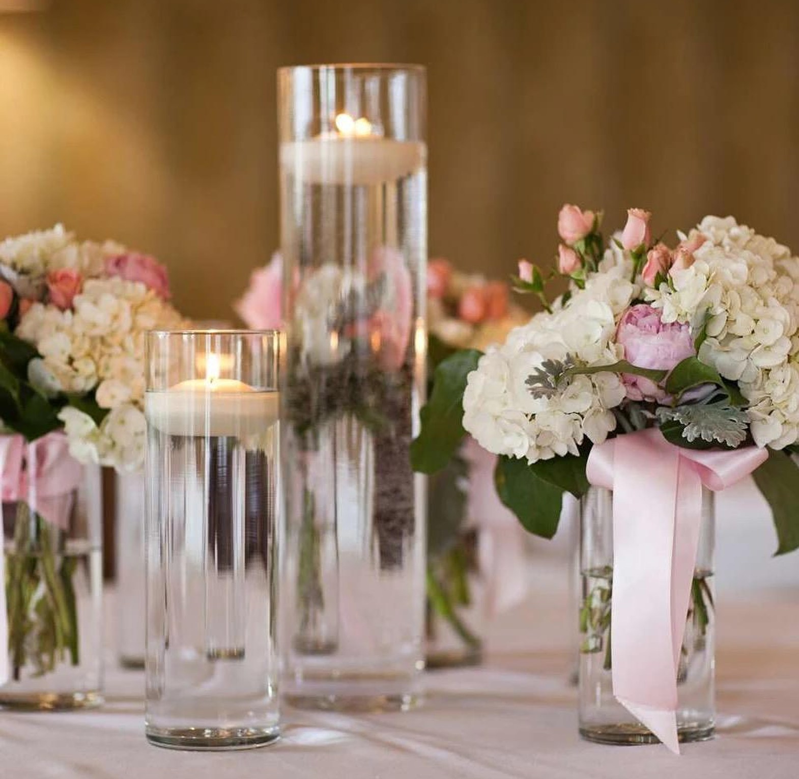 Modern creative clear  glass vase  image