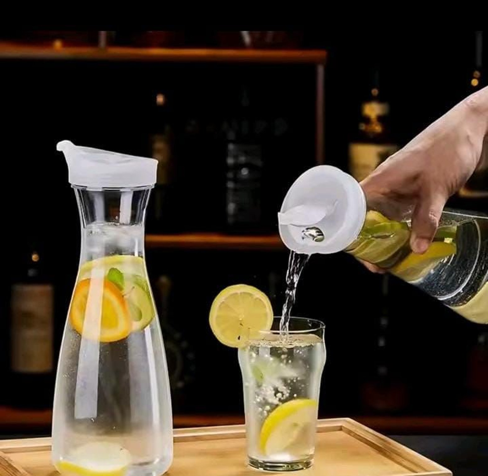 Crystal Clear Acrylic Bottle image