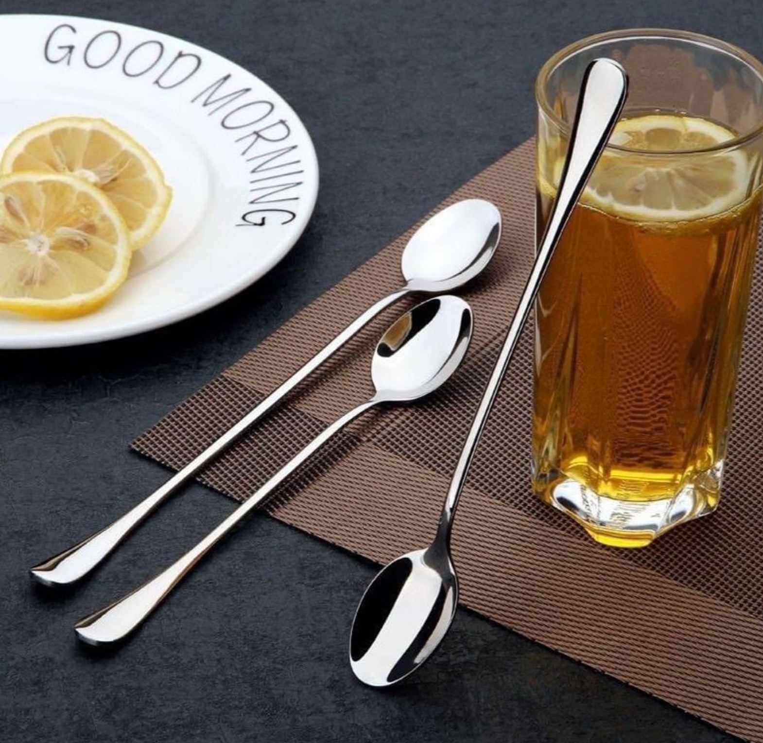 6-Piece Gold Tea Spoon Set image