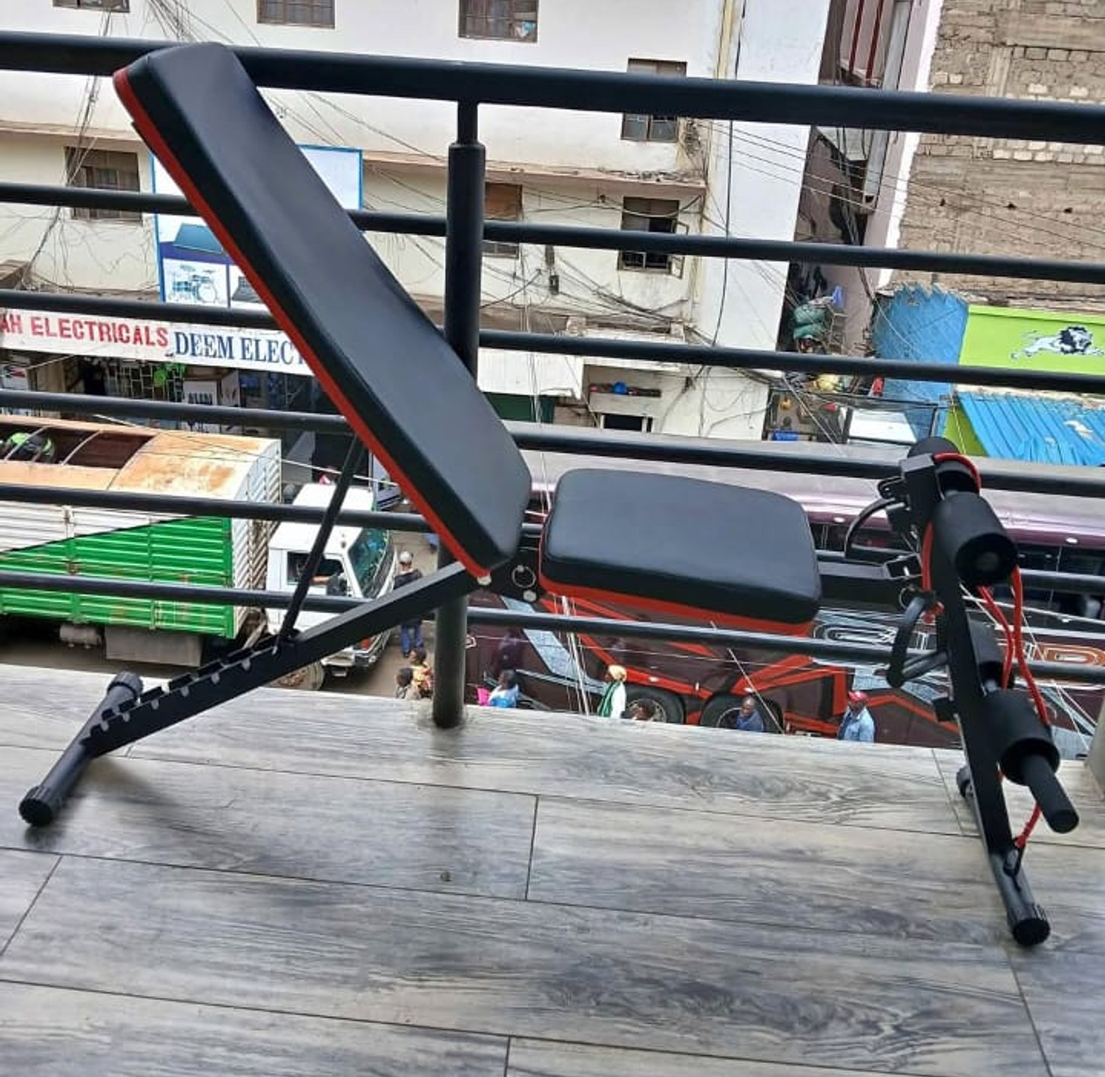 Multifunctional Foldable Workout Gym Bench, image