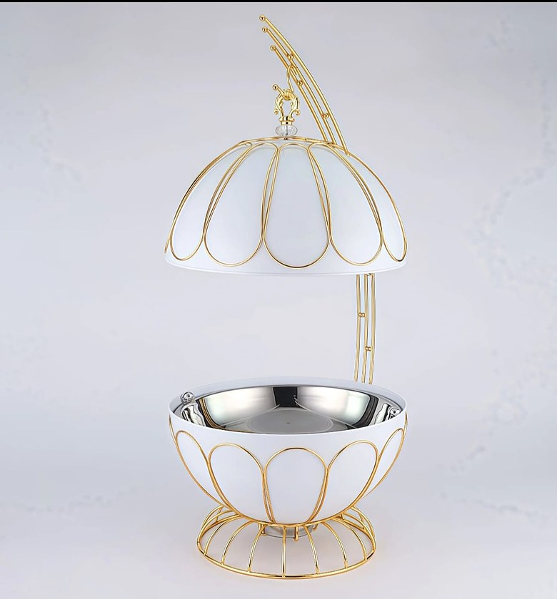 8L Egg-Shaped Hanging Chafing Dish image