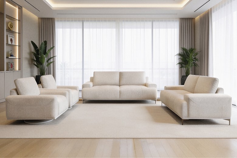 RIVA 7 Seater Fabric Sofa (3+2+1+1) image