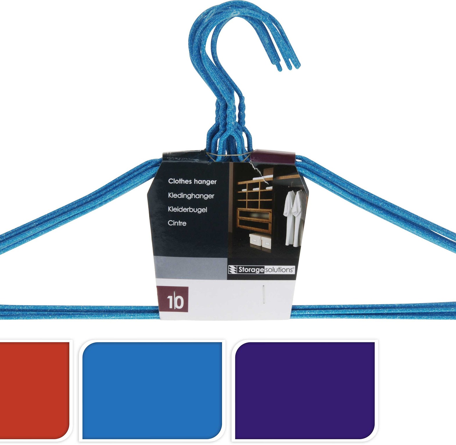 CLOTH HANGER METAL 10 PC  image