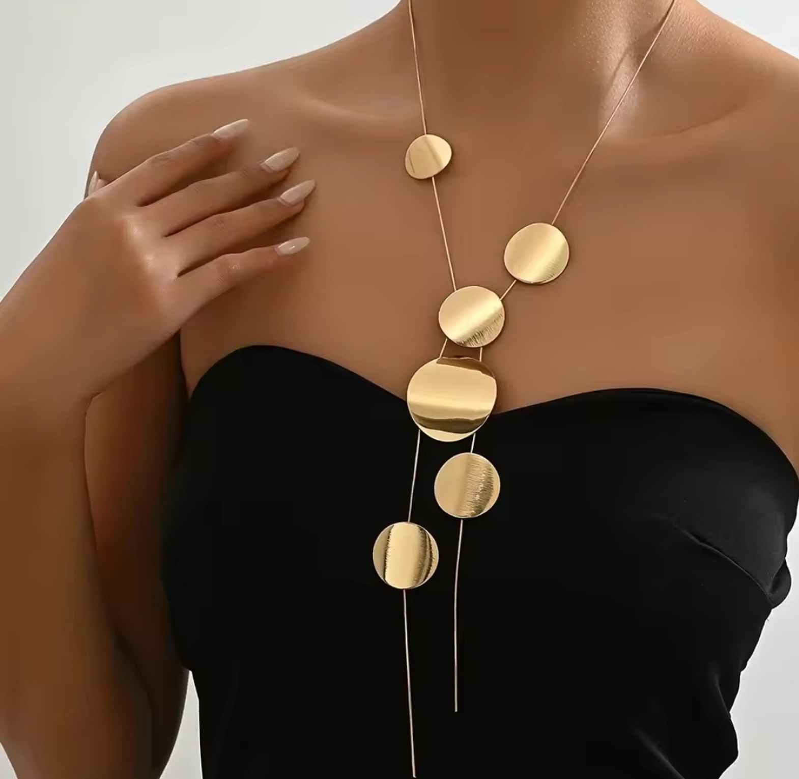 Statement Round Tassel Necklace  image